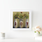 "JOY" CHRISTMAS CLOCK VIERKANTE KLOK (Huis)