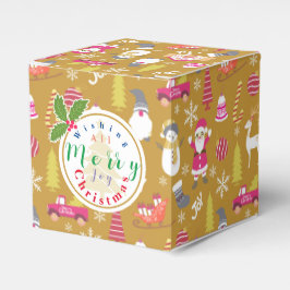 Joy Christmas Gold Bedankdoosjes