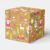 Joy Christmas Gold Bedankdoosjes (Achterkant)