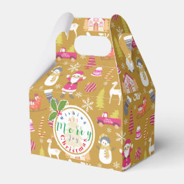 Joy Christmas Gold Bedankdoosjes