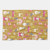 Joy Christmas Gold Theedoek (Horizontaal)