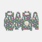 Joy Christmas Green Bedankdoosjes (Uitgevouwen)