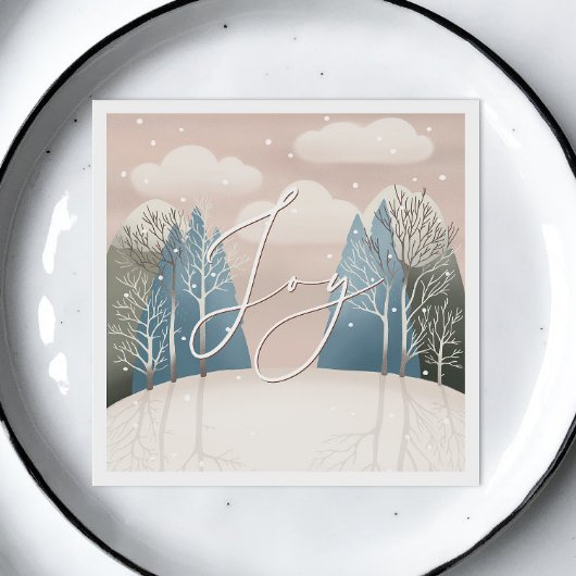 Joy Christmas Holiday | sneeuwwinterbos Servet