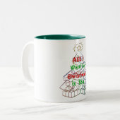 Joy Christmas mok Design Noel Holiday Cheer (Voorkant links)