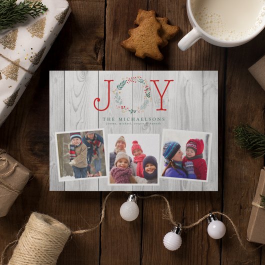 JOY CHRISTMAS Photo Collage