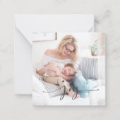 JOY Classic Merry Kerstmis BUDGET Note Kaart Notitiekaartje (Voorkant)