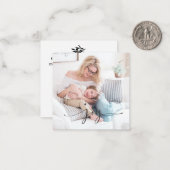 JOY Classic Merry Kerstmis BUDGET Note Kaart Notitiekaartje (Voorkant / Achterkant in situ)