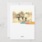 Joy Color Blocks Feestdagenkaart (Achterkant)