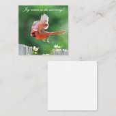 Joy Comes in the Morning Notecard Notitiekaartje (Voorkant / Achterkant)