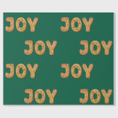Joy cookies cadeaupapier (Vlak)