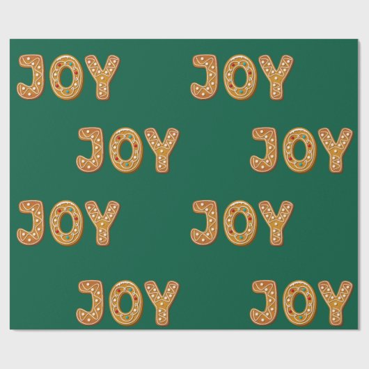 Joy cookies cadeaupapier (Vlak)