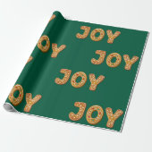 Joy cookies cadeaupapier (Uitgerold)