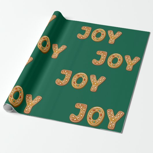 Joy cookies cadeaupapier (Uitgerold)