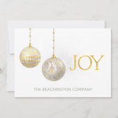 *~* JOY Corporate Business Kantoor Holiday Card (Voorkant)