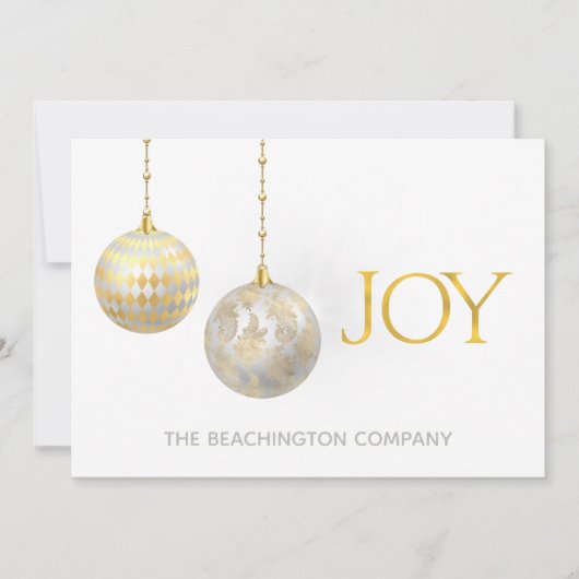 *~* JOY Corporate Business Kantoor Holiday Card (Voorkant)