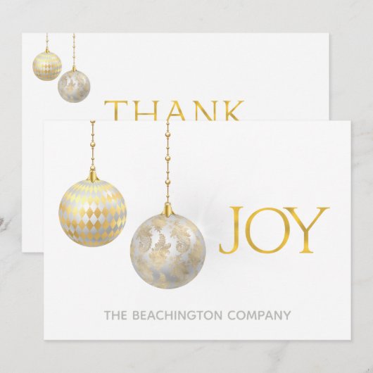 *~* JOY Corporate Business Kantoor Holiday Card (Voorkant / Achterkant)