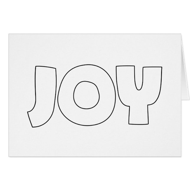 JOY (Creëer Your Own) - A7 (landschap) (Voorkant Horizontaal)