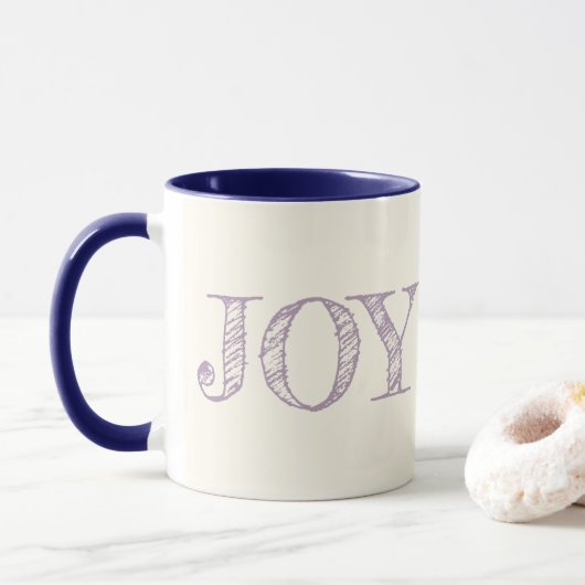 Joy Custom Color Mok kerstfeestdag cadeautjes Mok (Met donut)