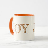 Joy Custom Color Mok kerstfeestdag cadeautjes Mok (Voorkant links)