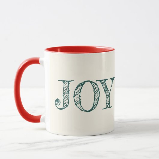 Joy Custom Color Mok kerstfeestdag cadeautjes Mok (Links)