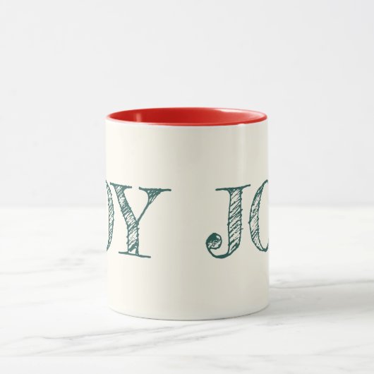 Joy Custom Color Mok kerstfeestdag cadeautjes Mok (Midden)