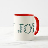 Joy Custom Color Mok kerstfeestdag cadeautjes Mok (Voorkant rechts)