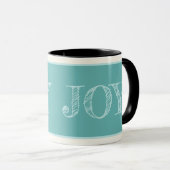 Joy Custom Color Mok kerstfeestdag cadeautjes Mok (Voorkant rechts)