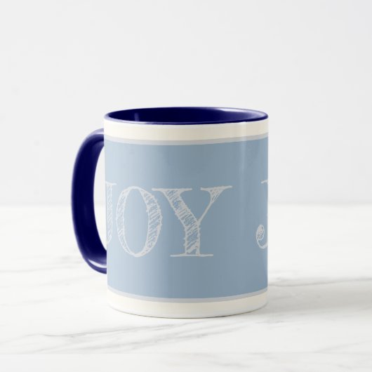 Joy Custom Color Mok kerstfeestdag cadeautjes Mok (Voorkant links)