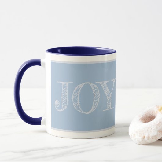 Joy Custom Color Mok kerstfeestdag cadeautjes Mok (Met donut)