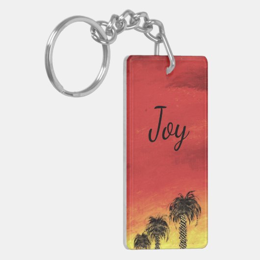 Joy - "Desert Celebratie" door All Joy Art Sleutelhanger (Voorkant Links)