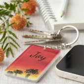 Joy - "Desert Celebratie" door All Joy Art Sleutelhanger (Voorkant Rechts)