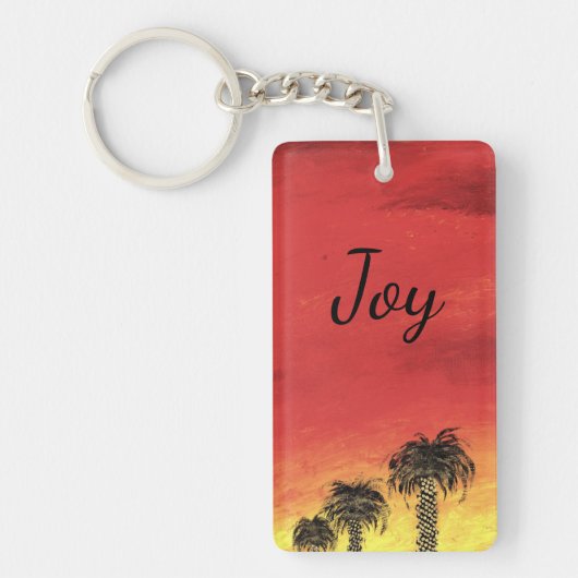 Joy - "Desert Celebratie" door All Joy Art Sleutelhanger (Voorkant)