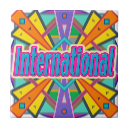 Joy Design "International"-Tegels Tegeltje (Voorkant)