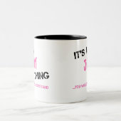 Joy ding dat je T-Shirt niet zou begrijpen Tweekleurige Koffiemok (Center)