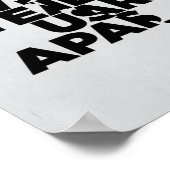 Joy Division Love zal ons Poster scheuren (Hoek)