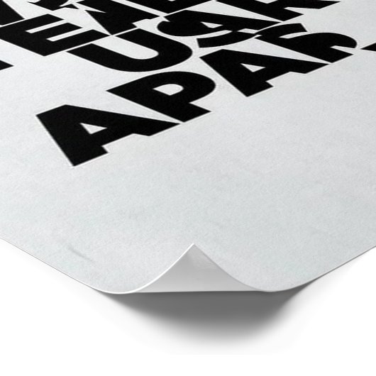 Joy Division Love zal ons Poster scheuren (Hoek)