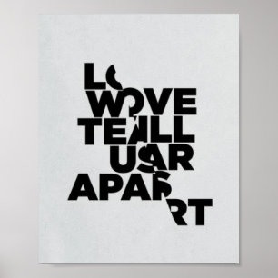 Joy Division Love zal ons Poster scheuren