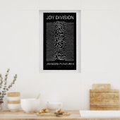 Joy Division, Unknown Pleasures Vintage Album Poster (Keuken)