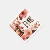 joy Donut pannenkoek volwassen roze Brunch 30e ver Servet (Hoek)