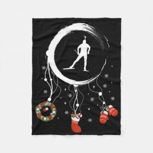 Joy Dreamcatcher Ski Vakantie Vrolijk Kerstboot Fleece Deken