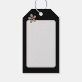 Joy Eekhoorns met Bloemen Animal Art Gift Label Cadeaulabel (Achterkant)