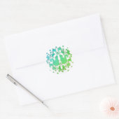 Joy Eekhoorns met Bloemen Animal Art Sticker (Envelop)
