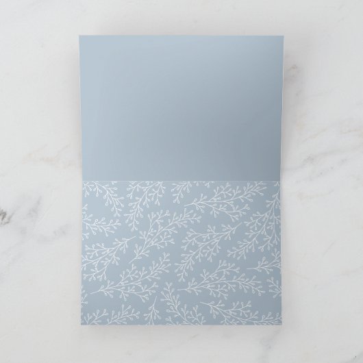 Joy | Eenvoudige foto Feestdagen Kaart (Binnen)