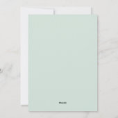 Joy Elegant Kerstmis Bloemen Typografie Foto Feestdagenkaart (Achterkant)