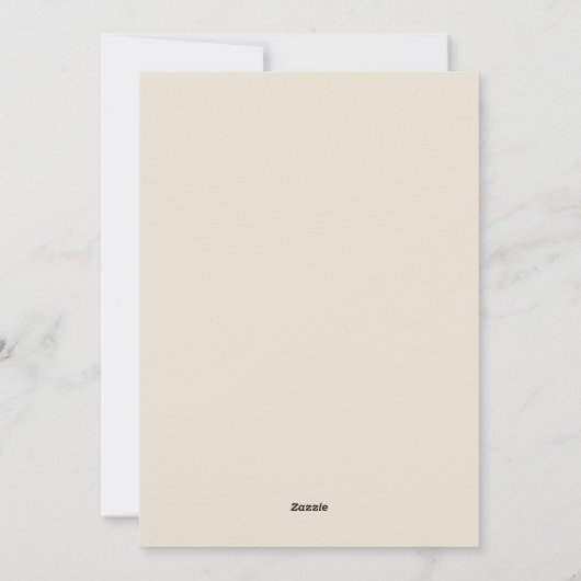 Joy Elegant Kerstmis Bloemen Typografie Foto Feestdagenkaart (Achterkant)