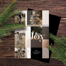 Joy Elegant Pset 5 Family Foto Pset Collage Folie Feestdagenkaart