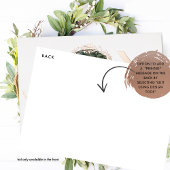 "Joy" Elegante Foto Persoonlijk Gemaakt Echt Folie Feestdagenkaart