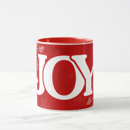 JOY Elegante Rode Kerst Mok
