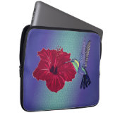 Joy en een Hummingbird Laptop Sleeve (Voorkant Rechts)