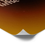 Joy en Gratitude Gold Poster (Hoek)